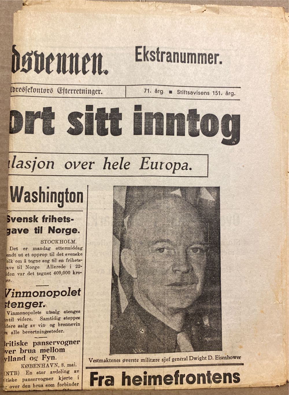 Fædrelandsvennen (H)  (May) magazine collectible - Main Image 2