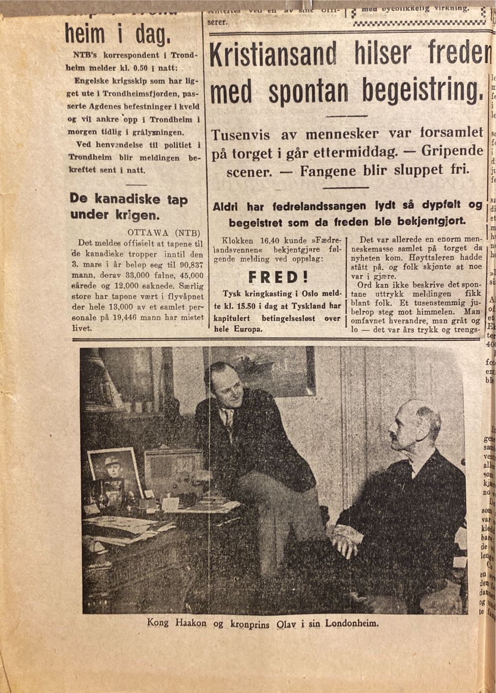 Fædrelandsvennen (H)  (May) magazine collectible - Main Image 3