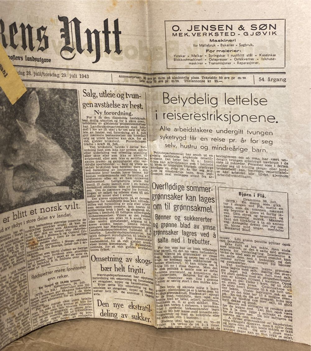 Ukens Nytt (H)  (July) magazine collectible - Main Image 2