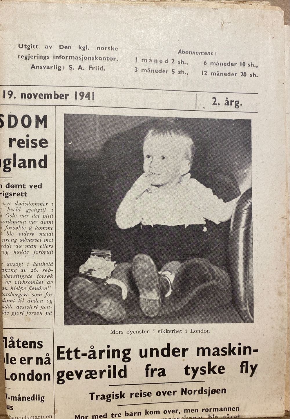 Norsk Tidend (H)  (November) magazine collectible - Main Image 2