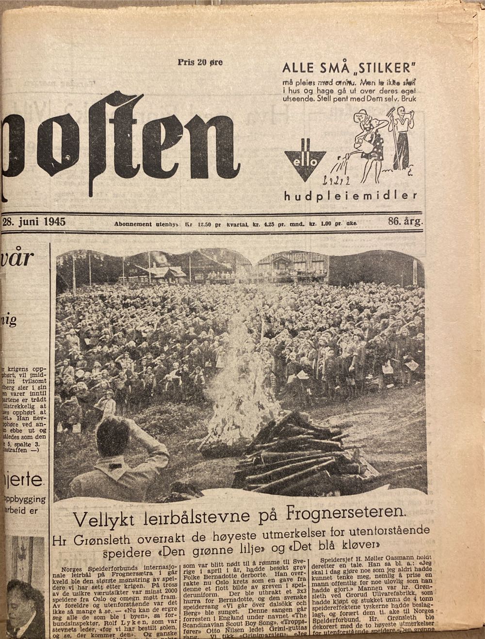 Aftenposten (H)  (June) magazine collectible - Main Image 2