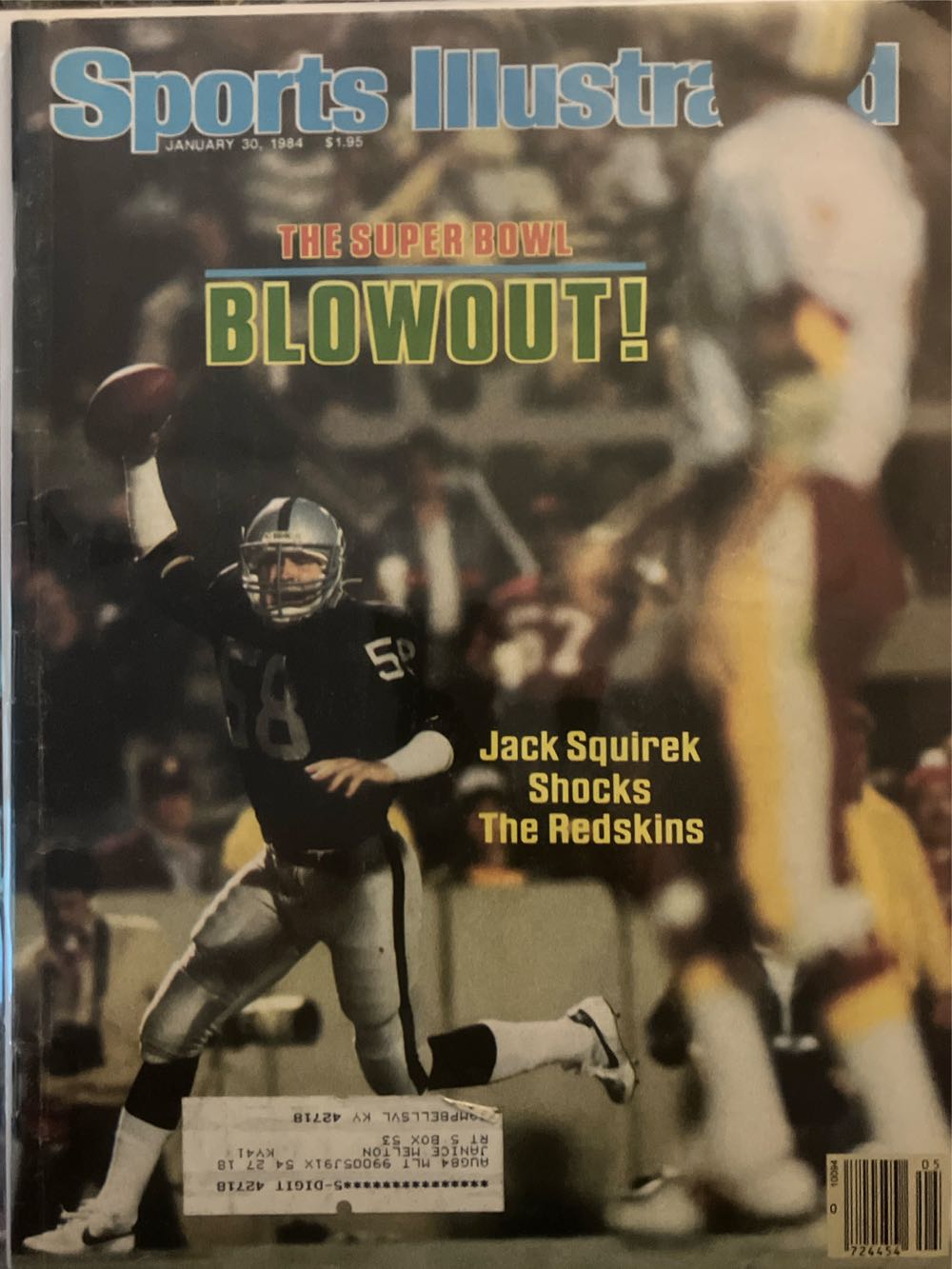Sports Illustrated  (January) magazine collectible [Barcode 07244000005605] - Main Image 1