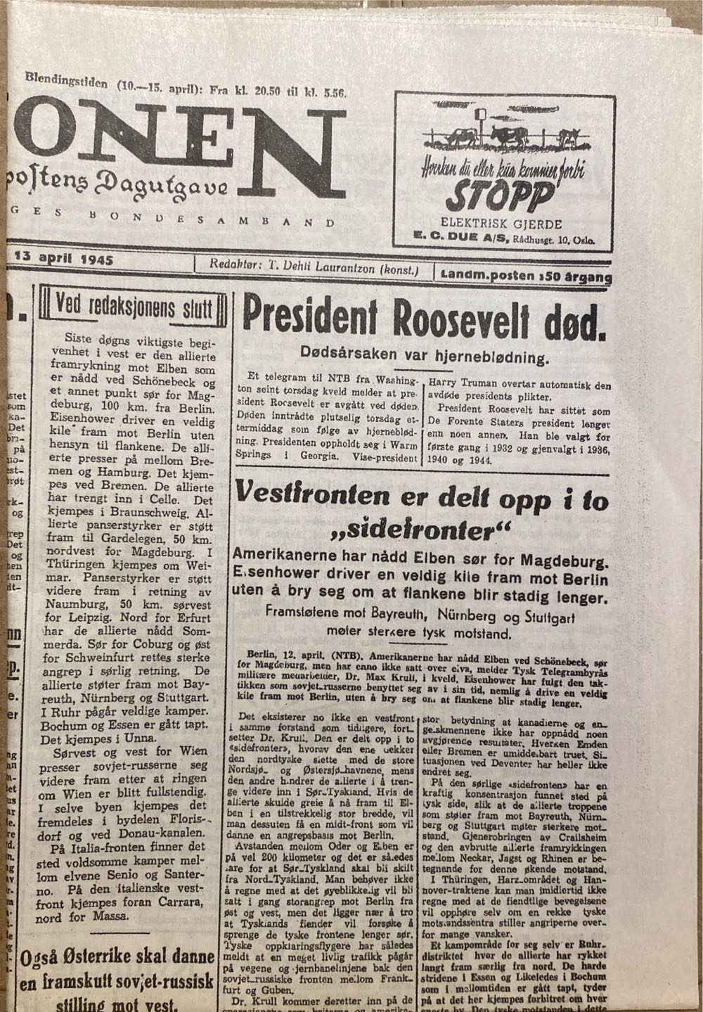 Nationen (H)  (April) magazine collectible - Main Image 2