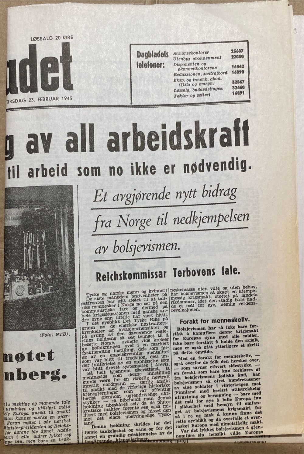 Dagbladet (H)  (February) magazine collectible - Main Image 2