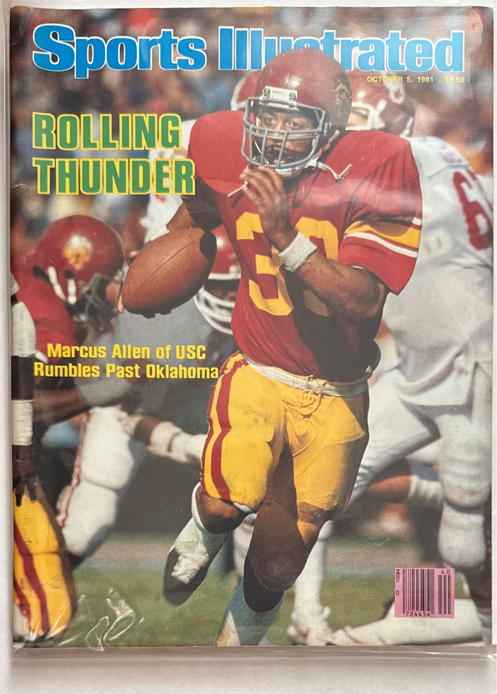 Sports Illustrated  (October) magazine collectible [Barcode 07244000005640] - Main Image 2