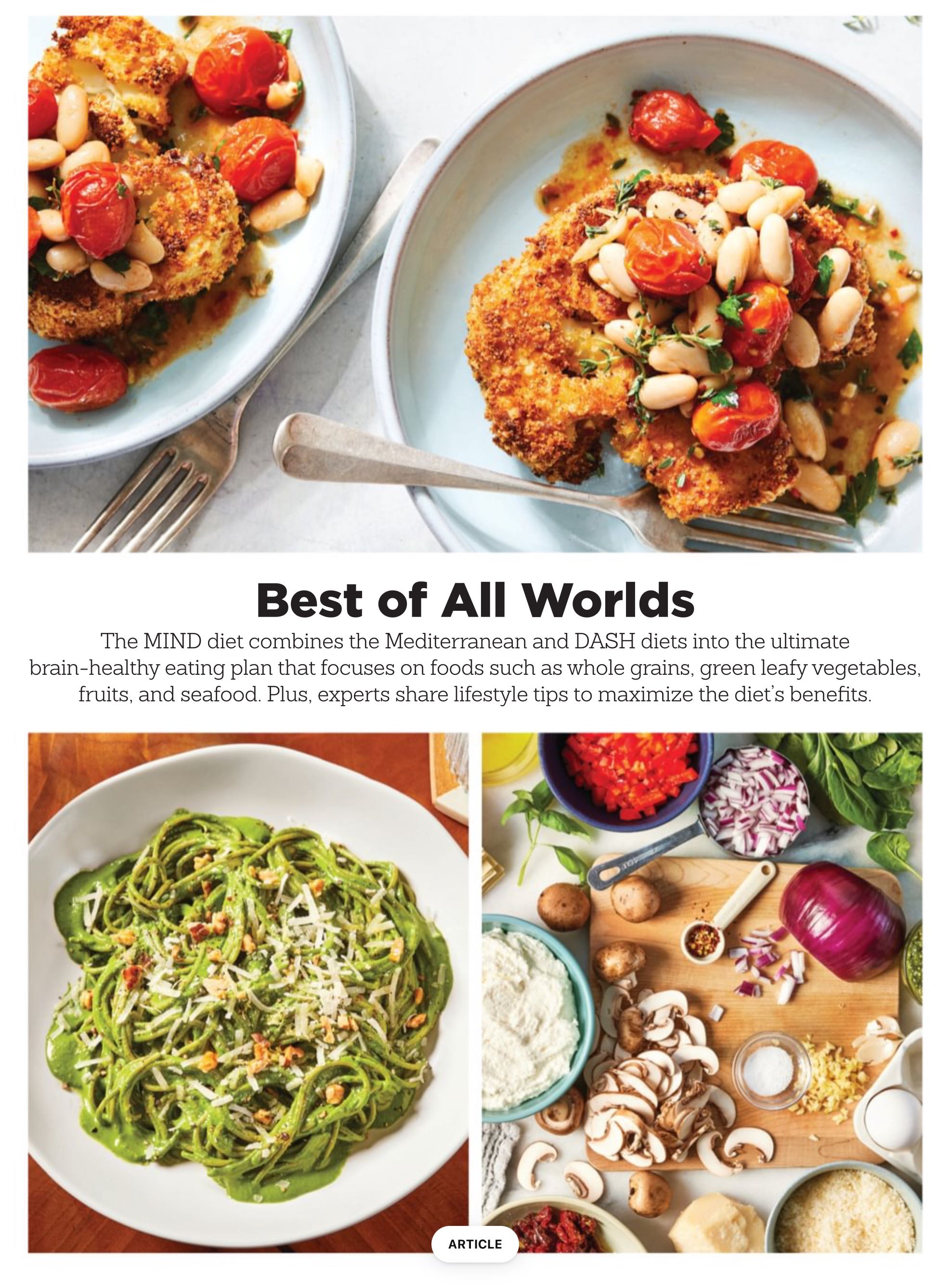 EatingWell The MIND Diet  2024 June  (June) magazine collectible - Main Image 2