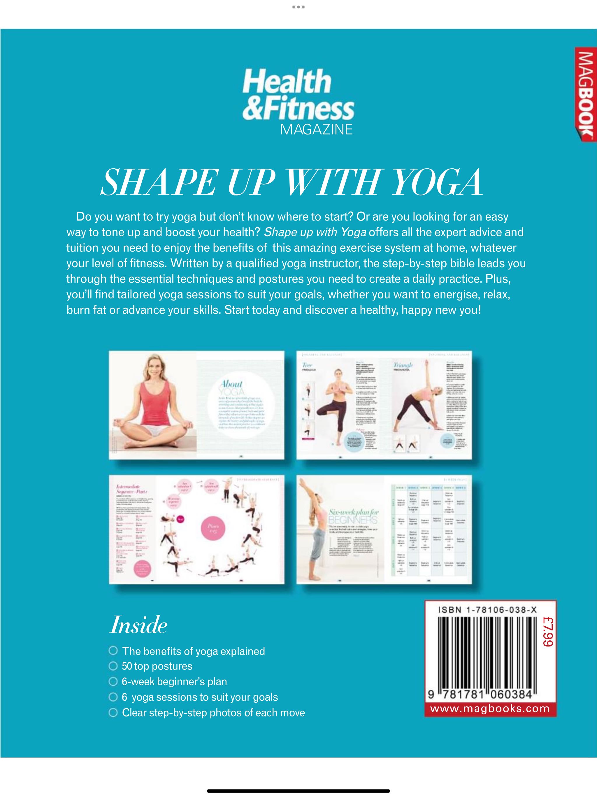 Shape up with Yoga  2013 February  (February) magazine collectible - Main Image 2