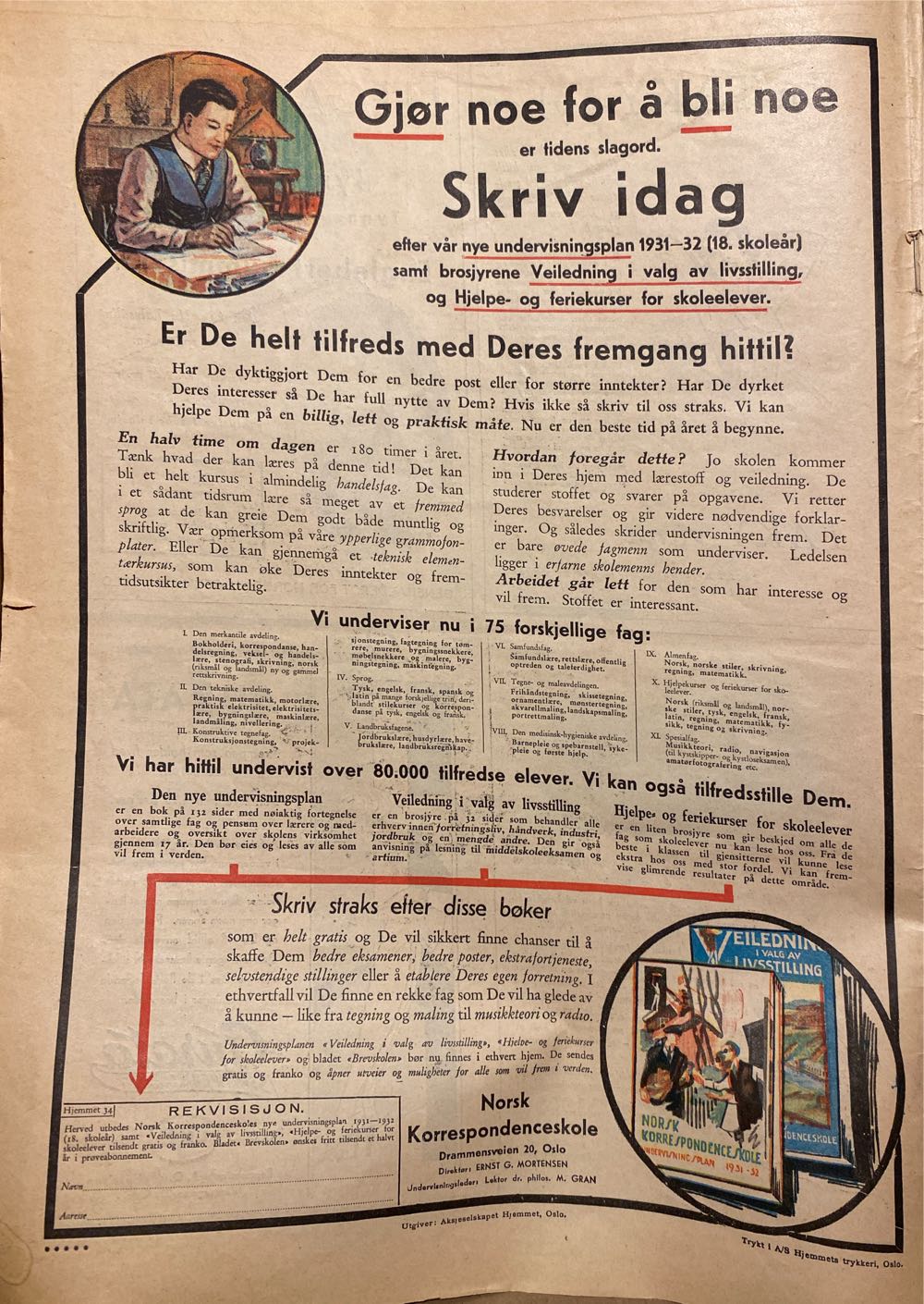 Hjemmet (H)  (August) magazine collectible - Main Image 2