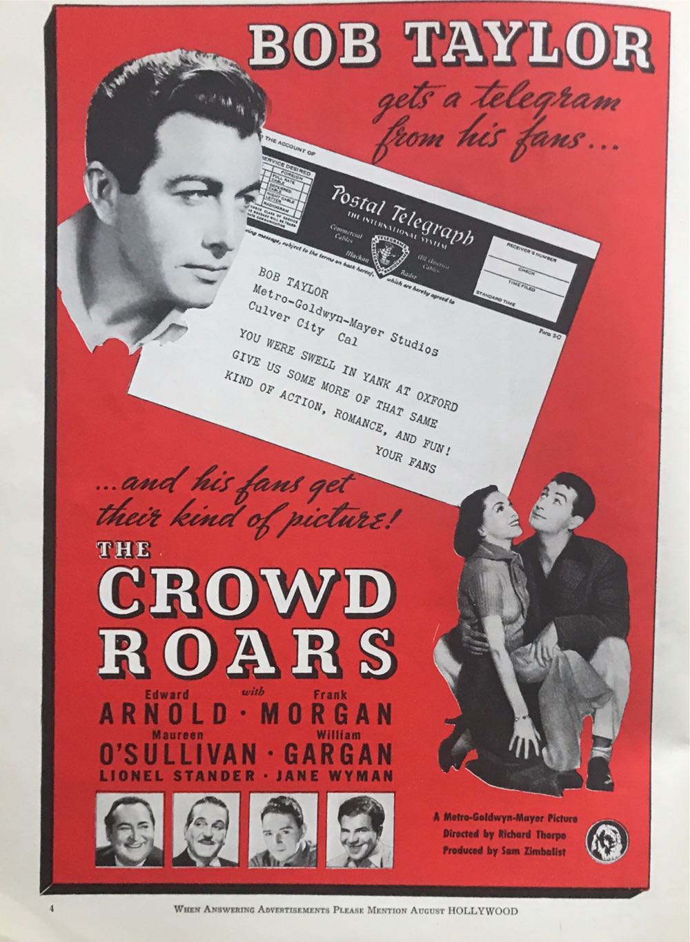 Hollywood  (August) magazine collectible - Main Image 3