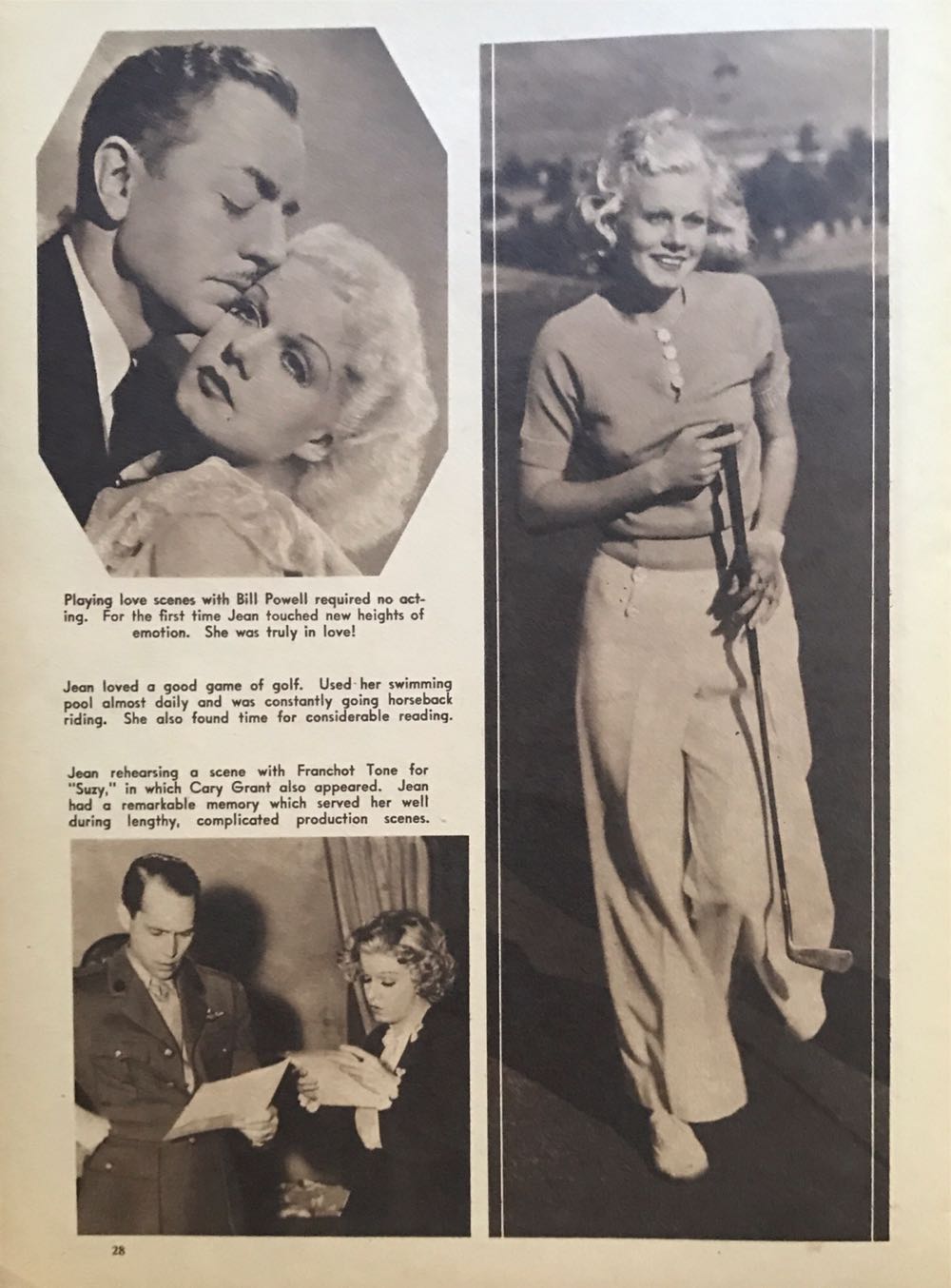 Jean Harlow’s Life Story by Louella O. Parsons  magazine collectible - Main Image 4