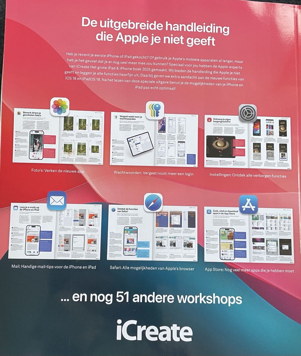 Het grote iPad & iPhone boek 2025 : De handleiding die Apple je niet geeft  magazine collectible - Main Image 2