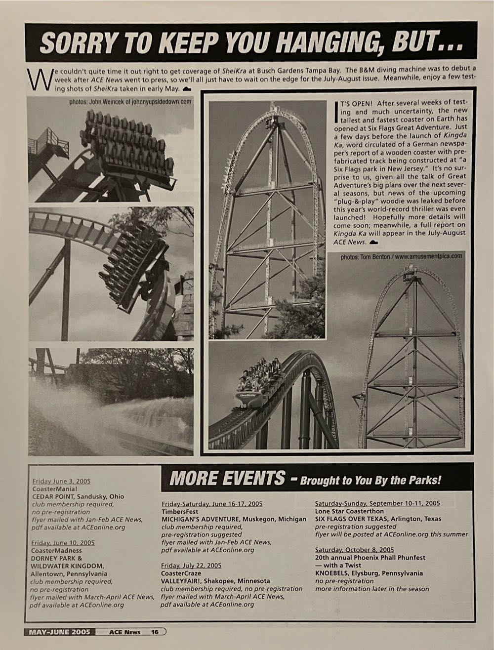 ACE News Vol. 27 Nr. 5  magazine collectible - Main Image 2