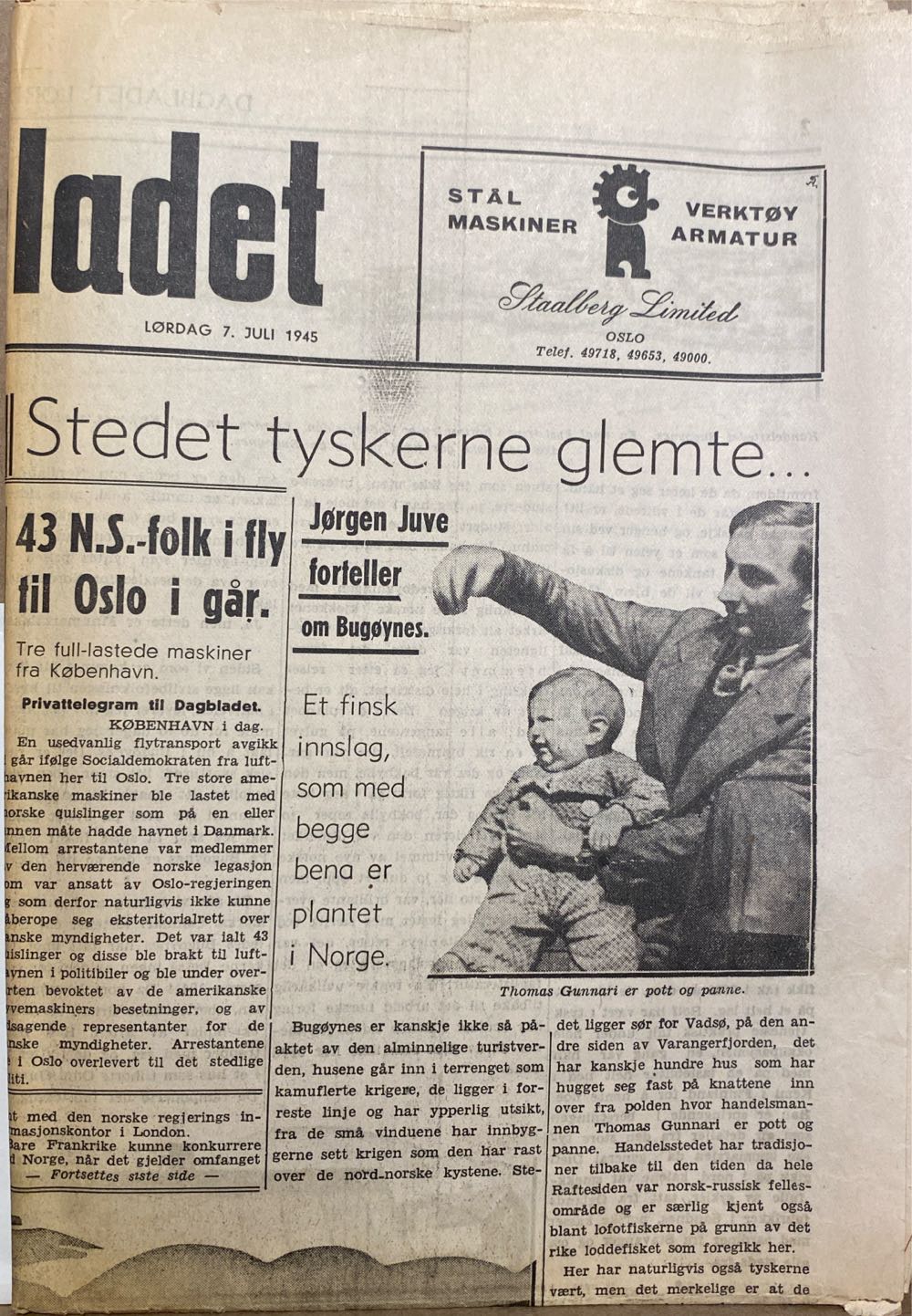 Dagbladet (H)  (July) magazine collectible - Main Image 2