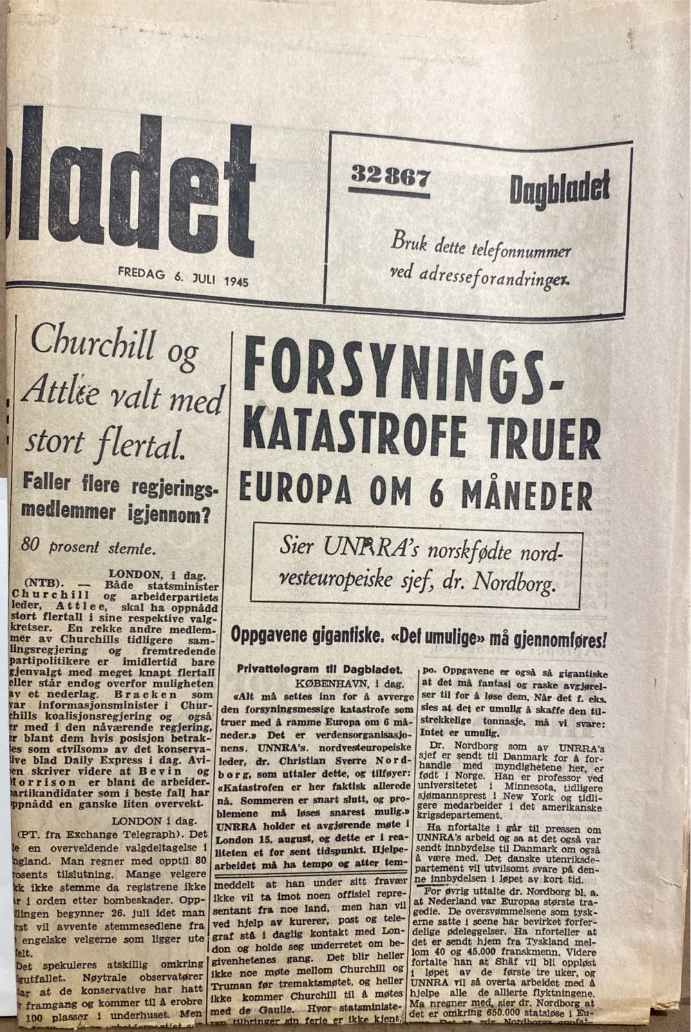 Dagbladet (H)  (July) magazine collectible - Main Image 2