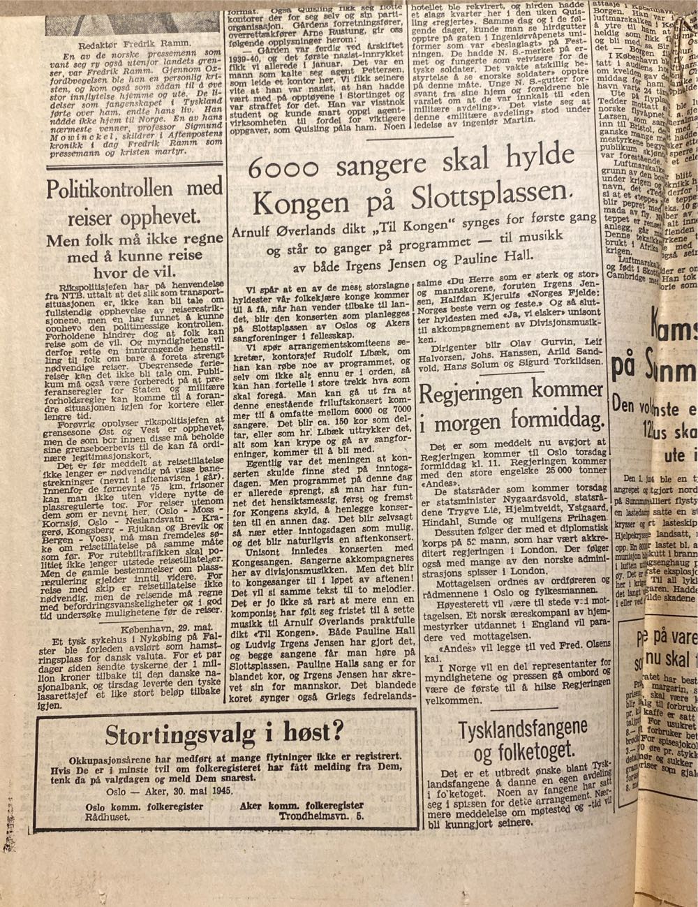 Aftenposten (H)  (May) magazine collectible - Main Image 3