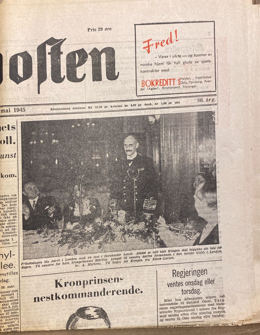 Aftenposten (H)  (May) magazine collectible - Main Image 2