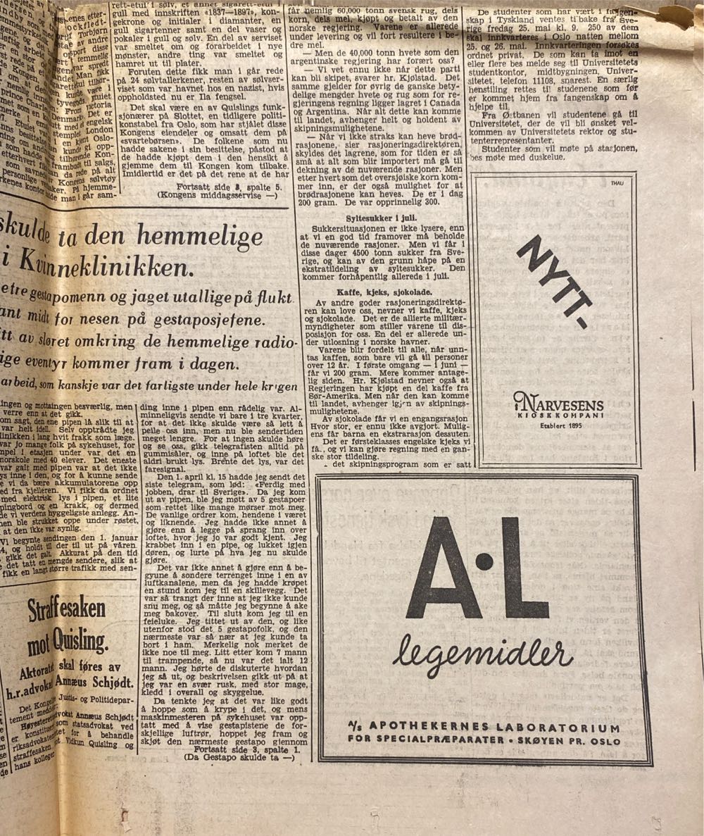 Aftenposten (H)  (May) magazine collectible - Main Image 4