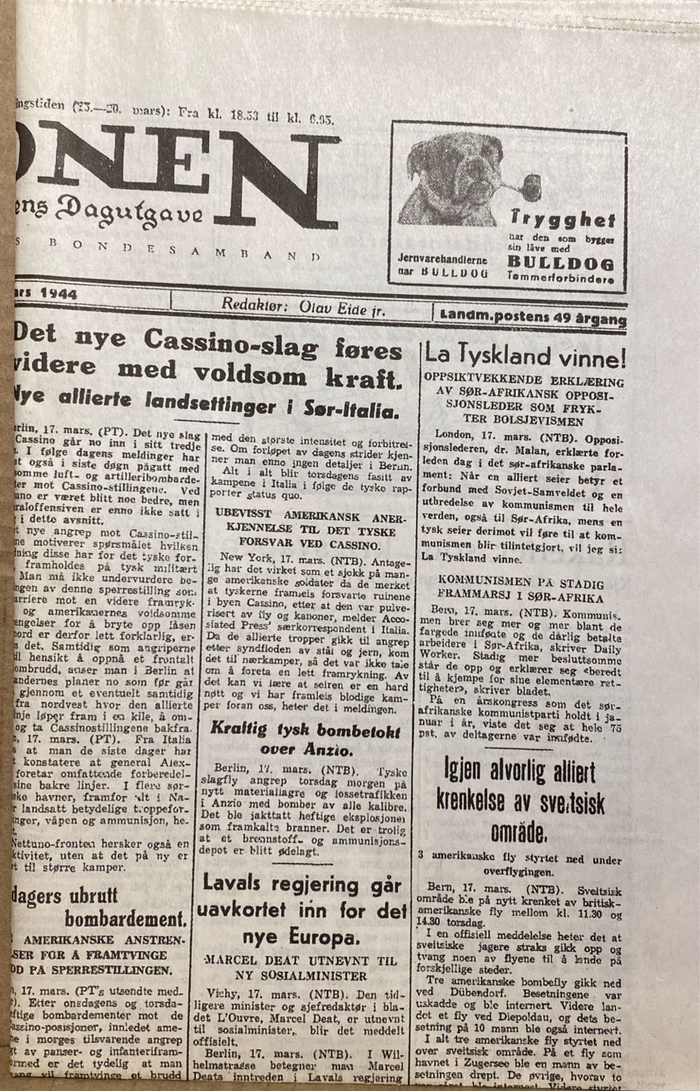 Nationen (H)  (March) magazine collectible - Main Image 2