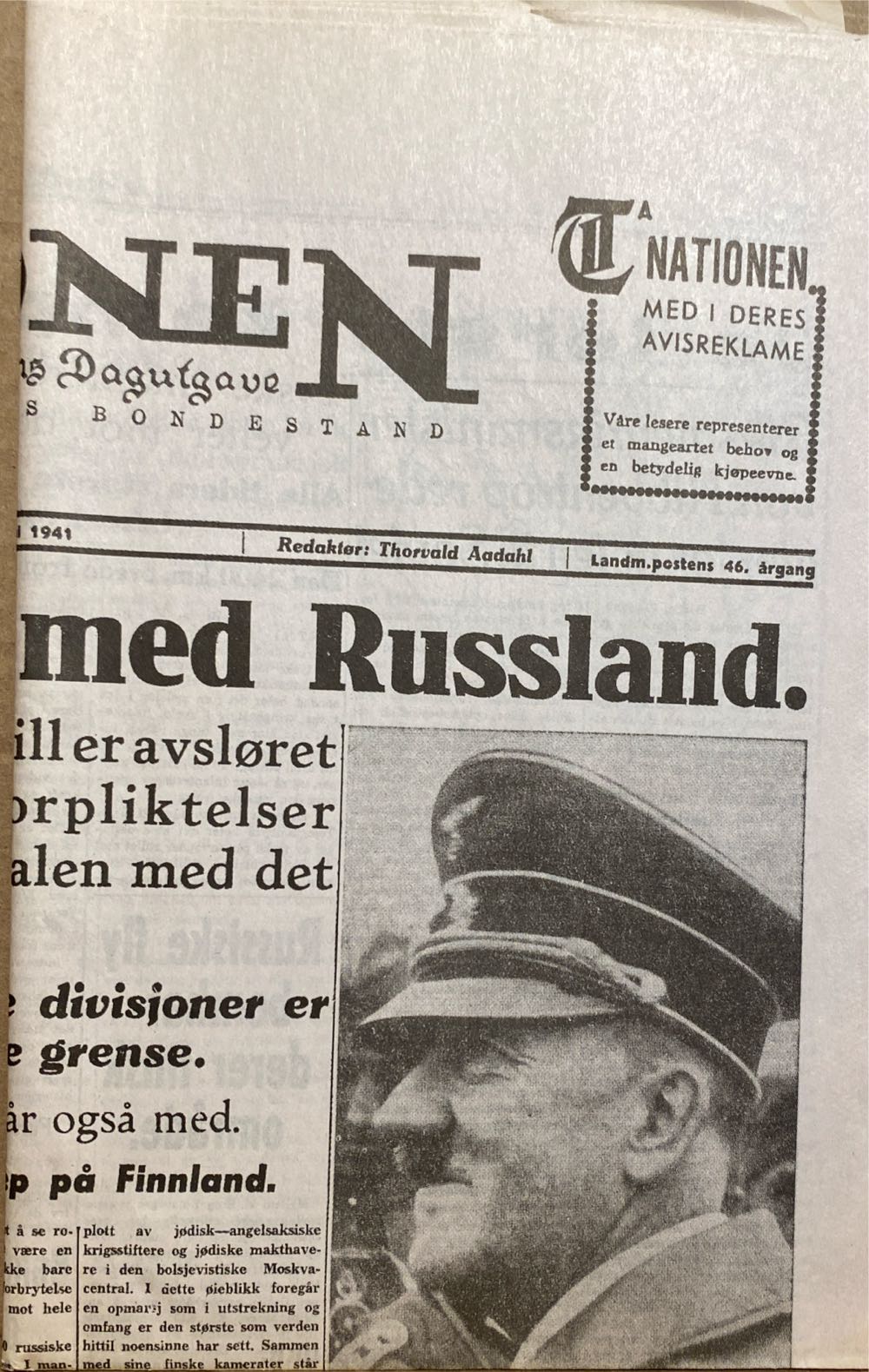 Nationen (H)  (June) magazine collectible - Main Image 2