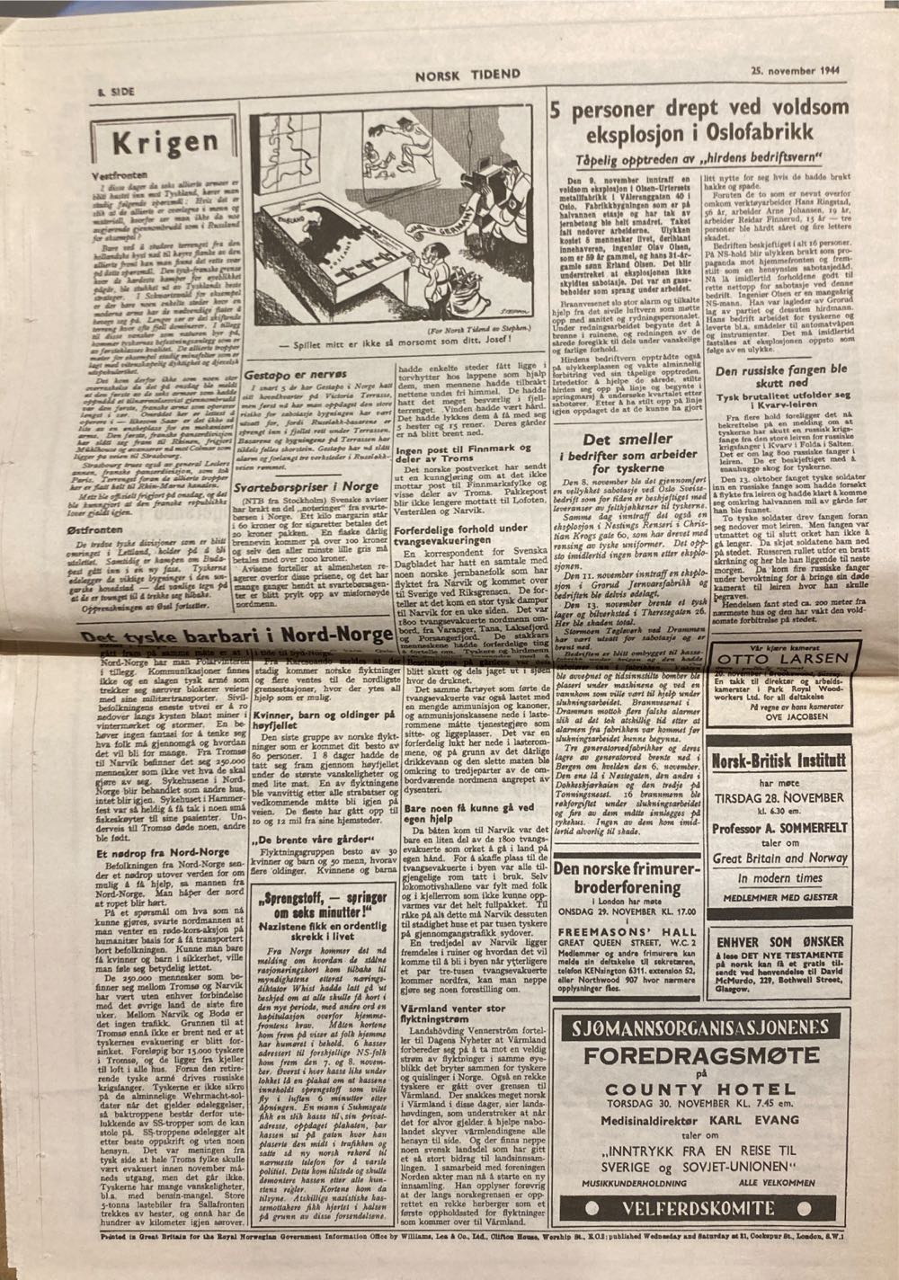 Norsk Tidend (H)  (November) magazine collectible - Main Image 2