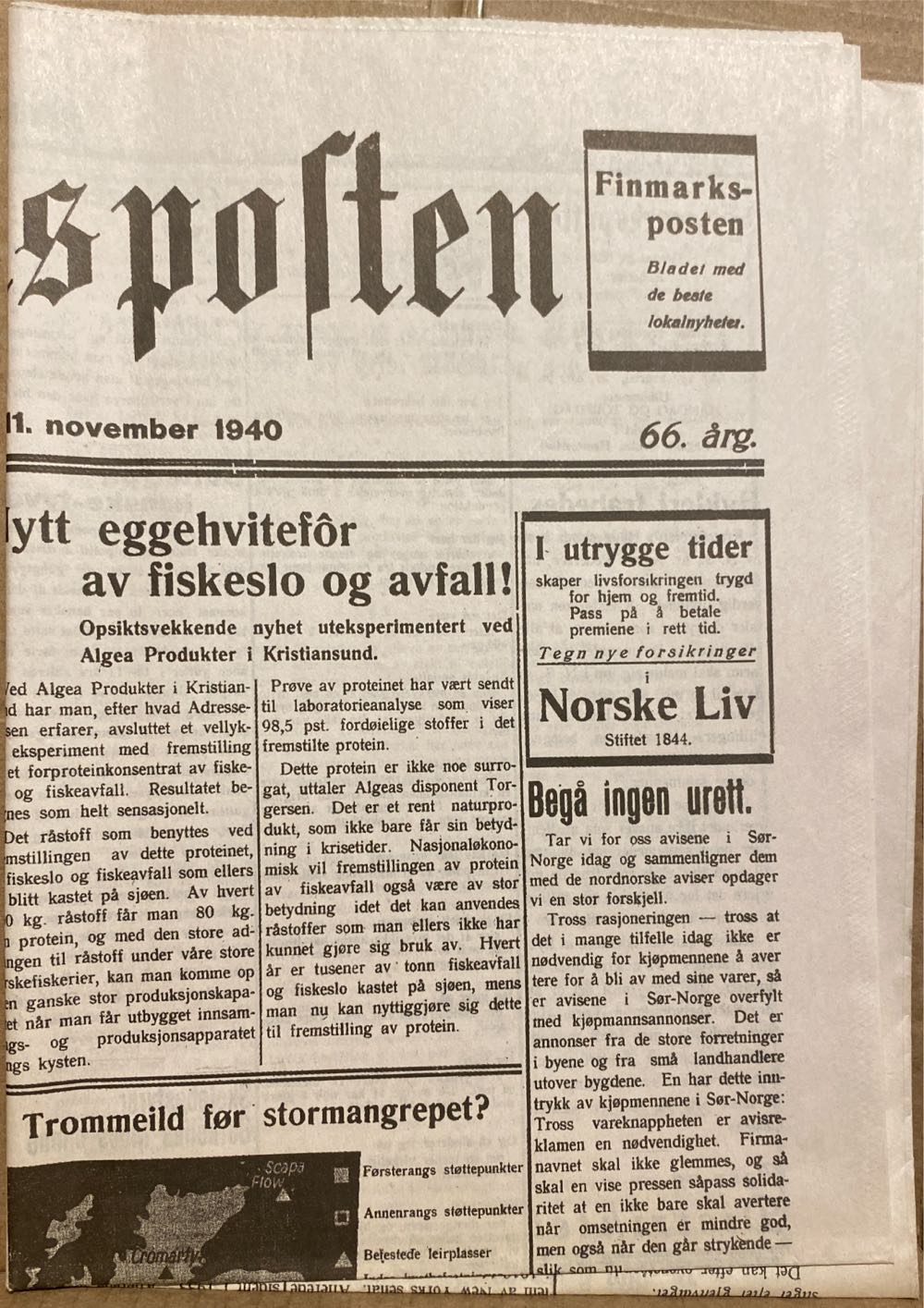 Finmarksposten (H)  (November) magazine collectible - Main Image 2