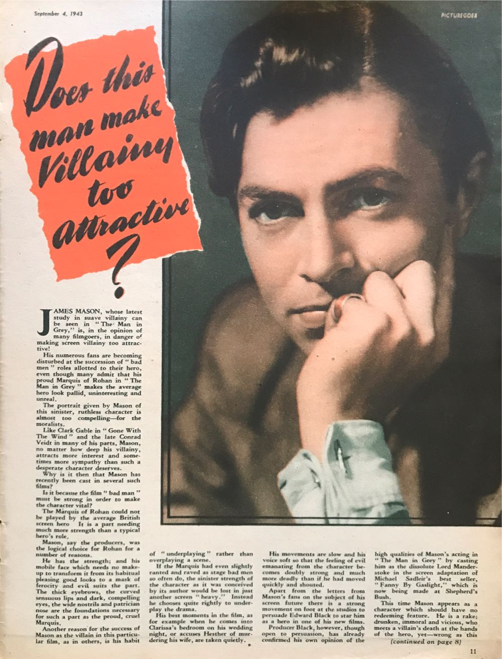 Picturegoer  (September) magazine collectible - Main Image 3