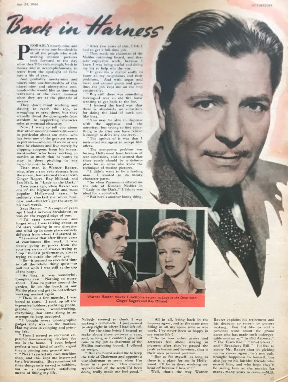 Picturegoer  (June) magazine collectible - Main Image 4