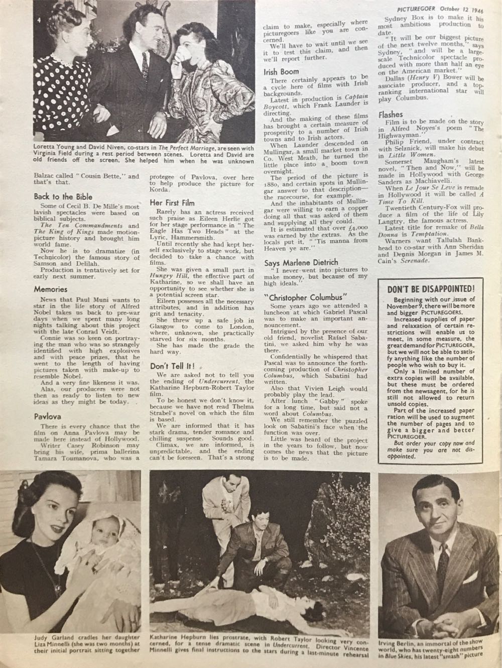 Picturegoer  (October) magazine collectible - Main Image 4
