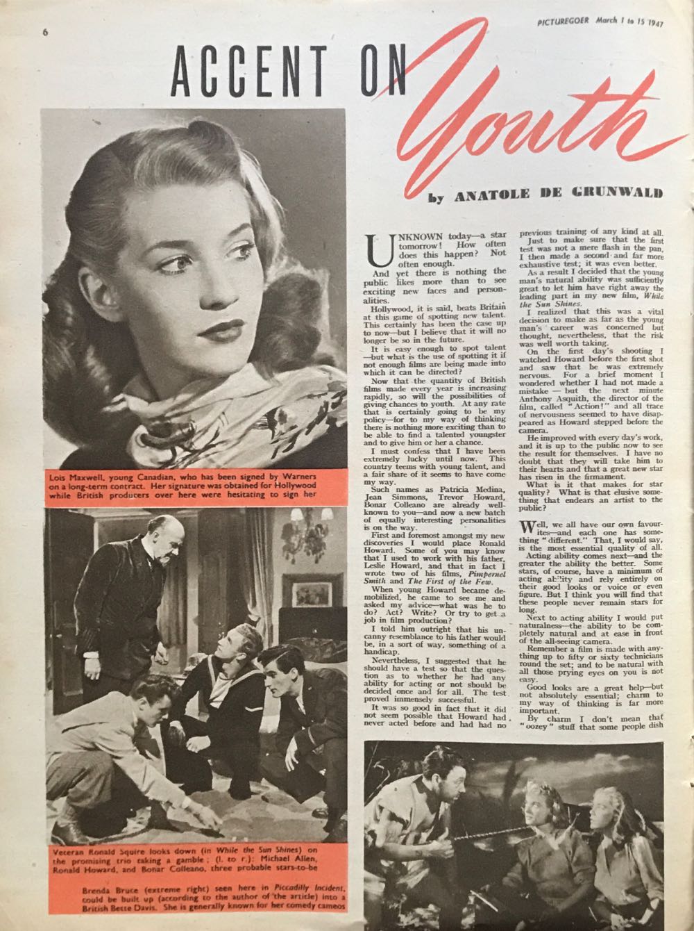 Picturegoer  (March) magazine collectible - Main Image 2