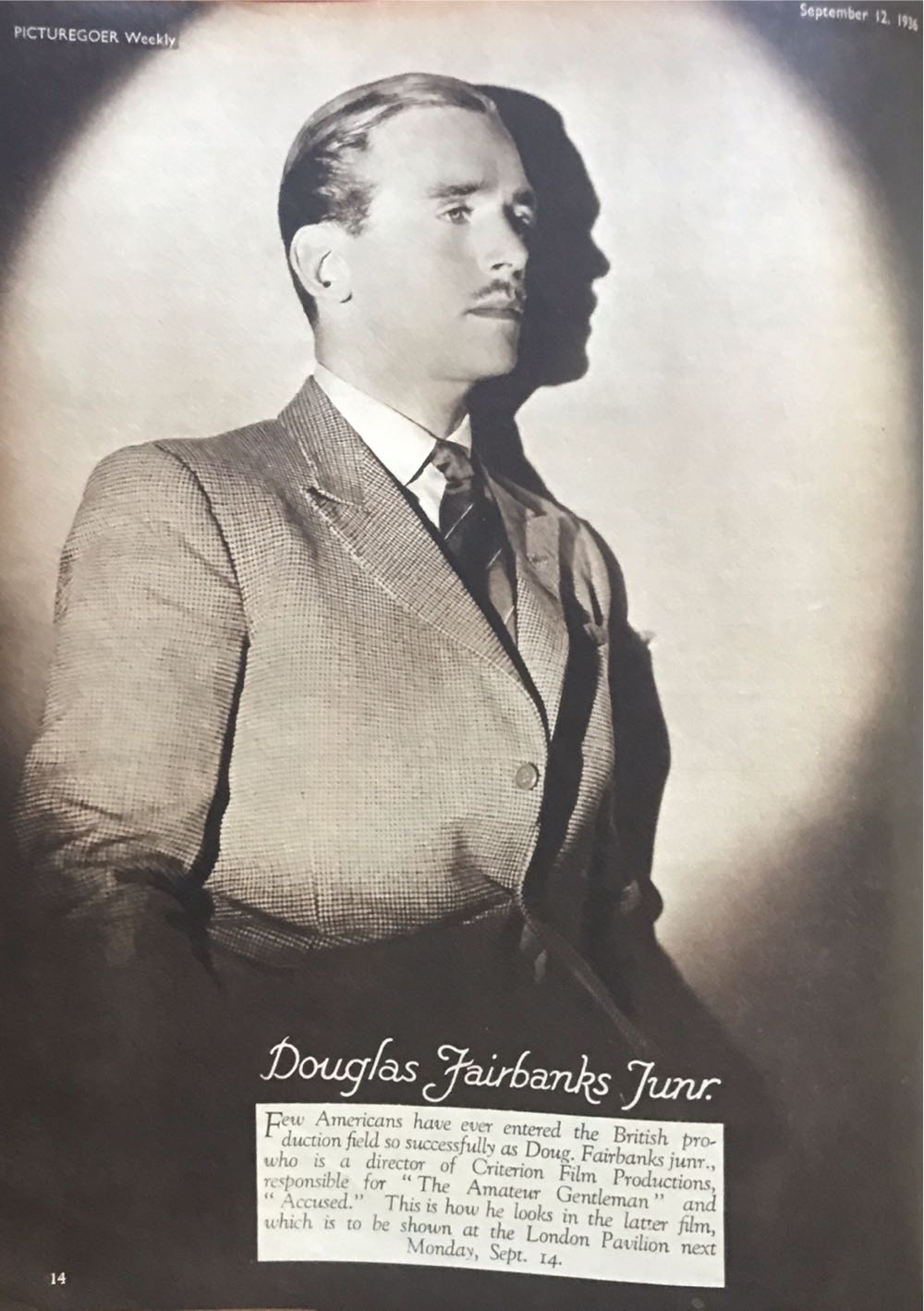 Picturegoer  (September) magazine collectible - Main Image 2