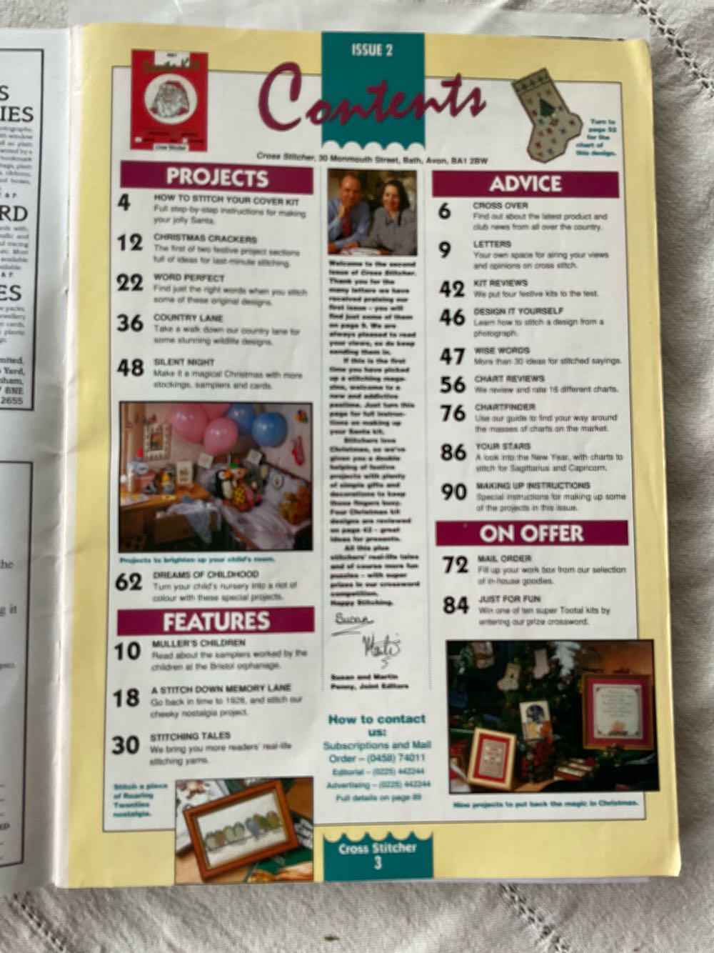 Cross Stitcher  (January) magazine collectible [Barcode 977096681100212] - Main Image 2
