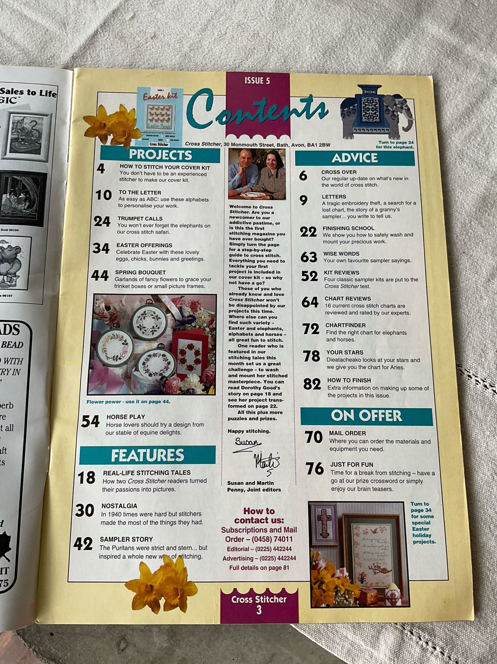 Cross Stitcher  (April) magazine collectible [Barcode 977096681100204] - Main Image 2