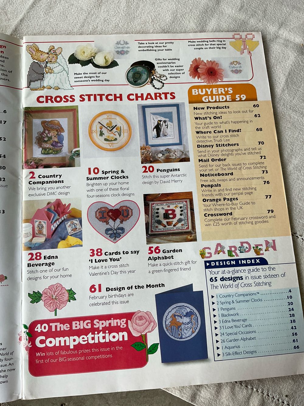 World Of Cross Stitching  (February) magazine collectible [Barcode 9771460197012] - Main Image 2