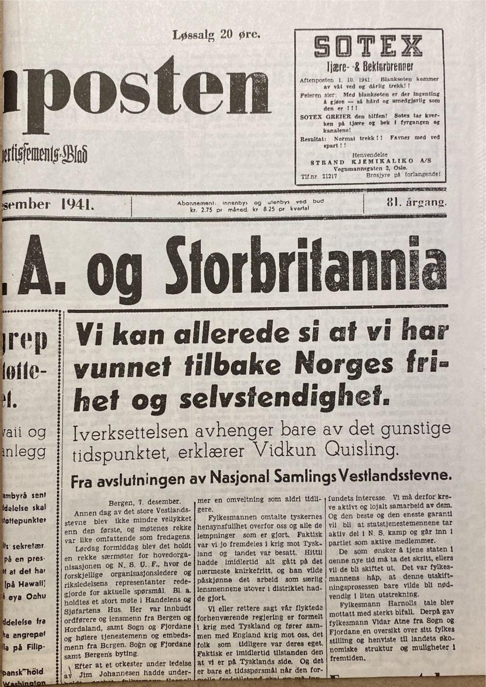 Morgenposten (H)  (December) magazine collectible - Main Image 2