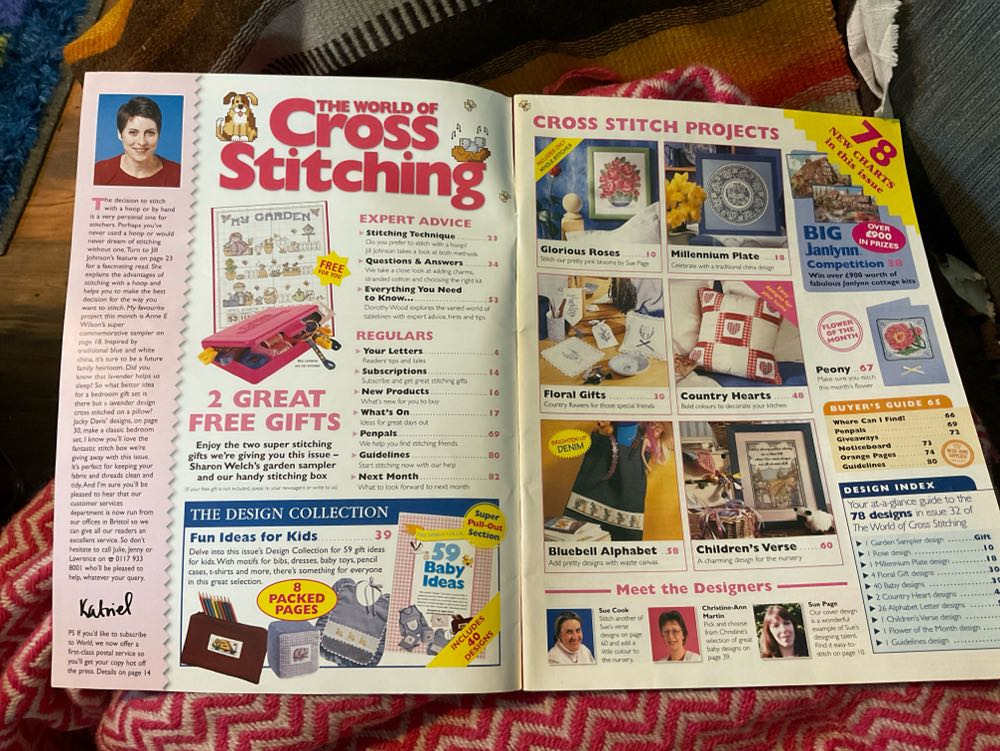World Of Cross Stitching  (May) magazine collectible [Barcode 9771460197012] - Main Image 2