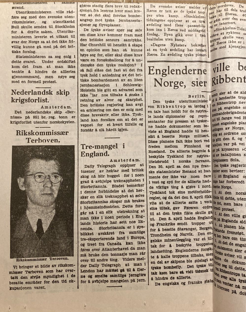 Fædrelandsvennen (H)  (April) magazine collectible - Main Image 3