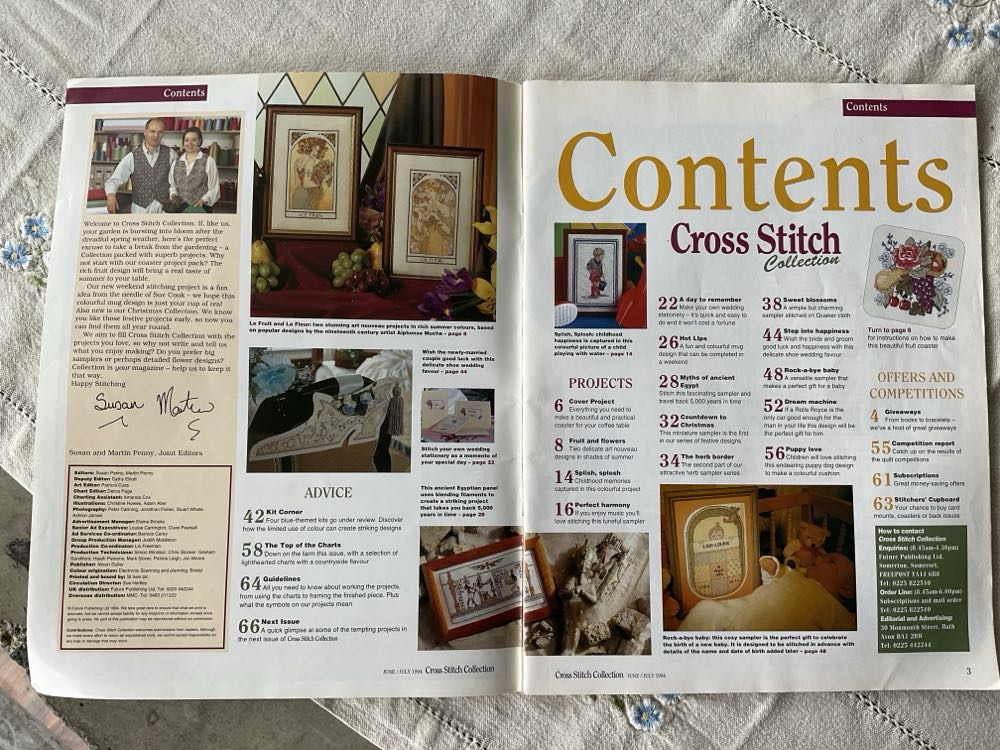 Cross Stitch Collection  (July) magazine collectible [Barcode 977096586000106] - Main Image 2