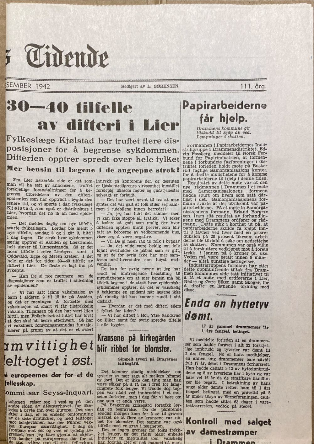 Drammens Tidende (H)  (December) magazine collectible - Main Image 2