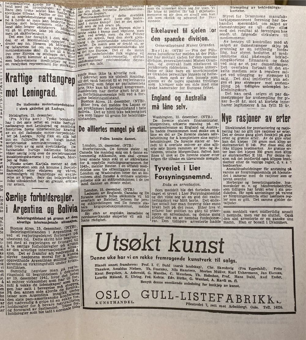 Drammens Tidende (H)  (December) magazine collectible - Main Image 4