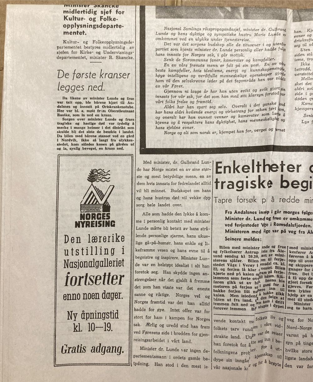 Fritt Folk (H)  (October) magazine collectible - Main Image 3