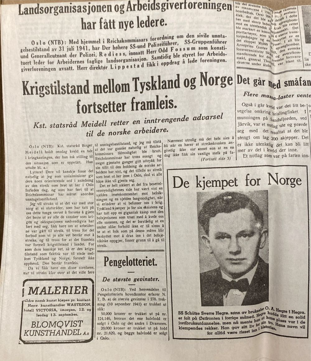 Stavanger Aftenblad (H)  (September) magazine collectible - Main Image 3