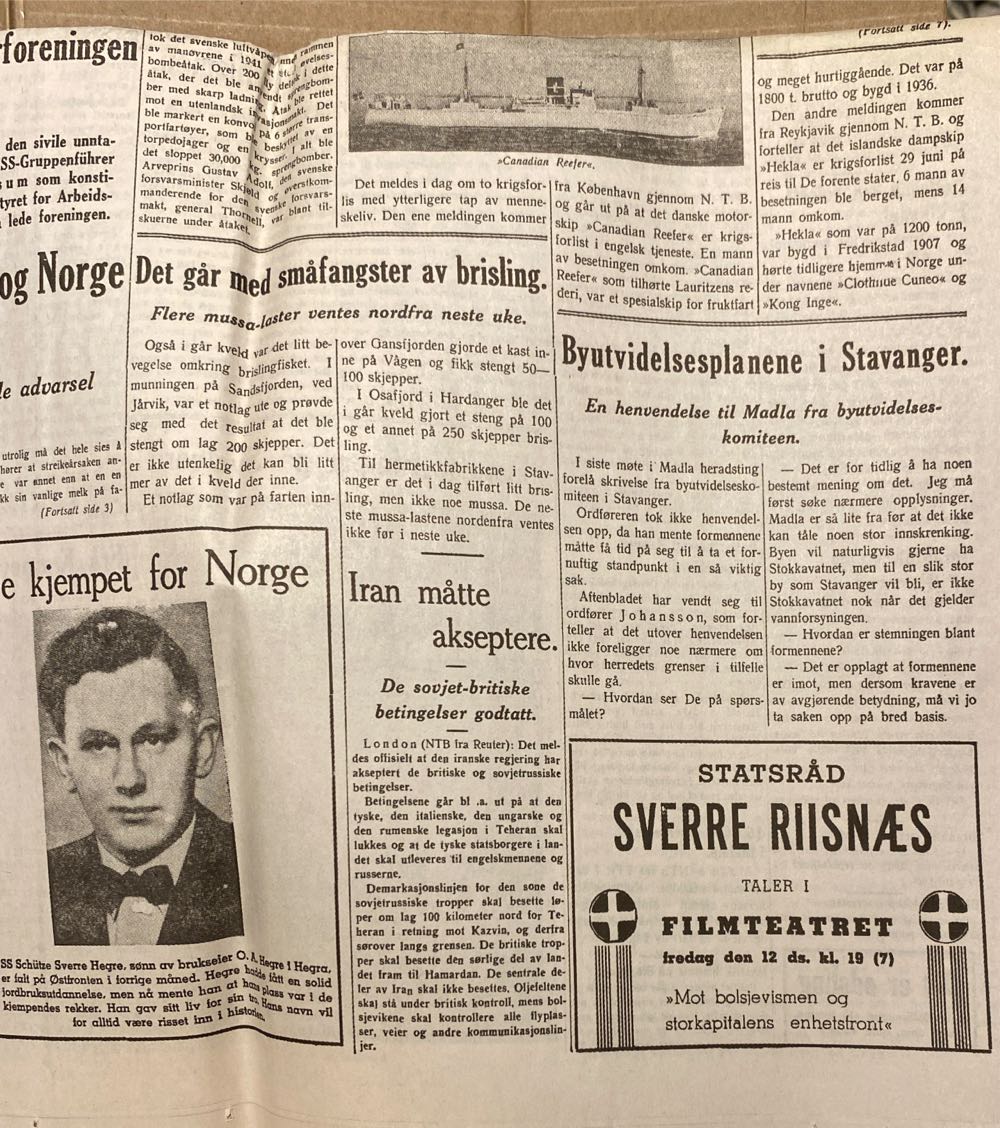 Stavanger Aftenblad (H)  (September) magazine collectible - Main Image 4