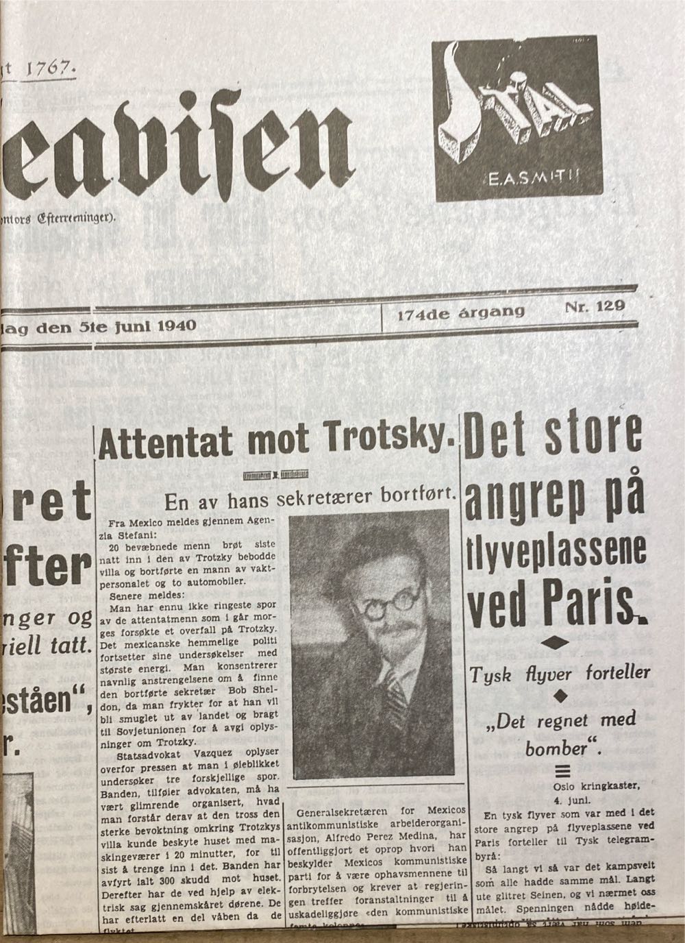 Udresfeavifen (H)  (June) magazine collectible - Main Image 2