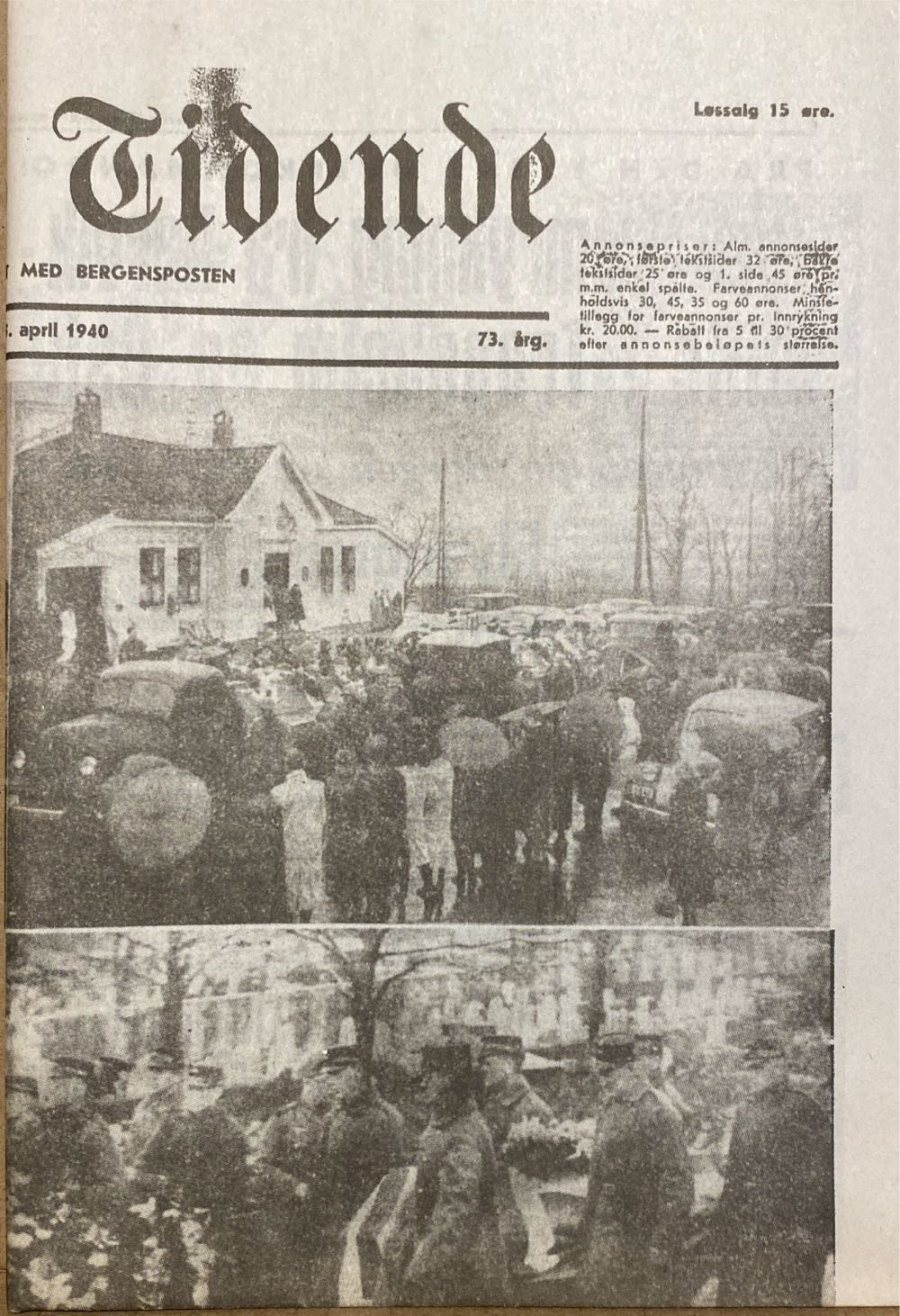 Bergens Tidende (H)  (April) magazine collectible - Main Image 2