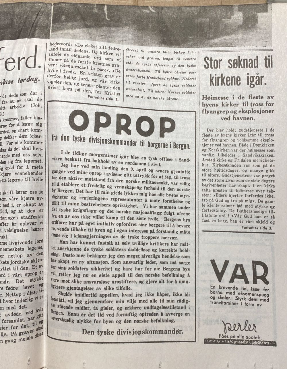 Bergens Tidende (H)  (April) magazine collectible - Main Image 4