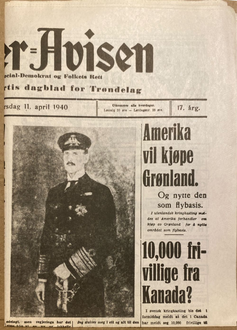 Arbeider-Avisen (H)  (April) magazine collectible - Main Image 2