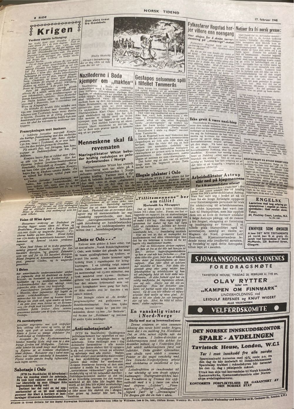 Norsk Tidend (H)  (February) magazine collectible - Main Image 2