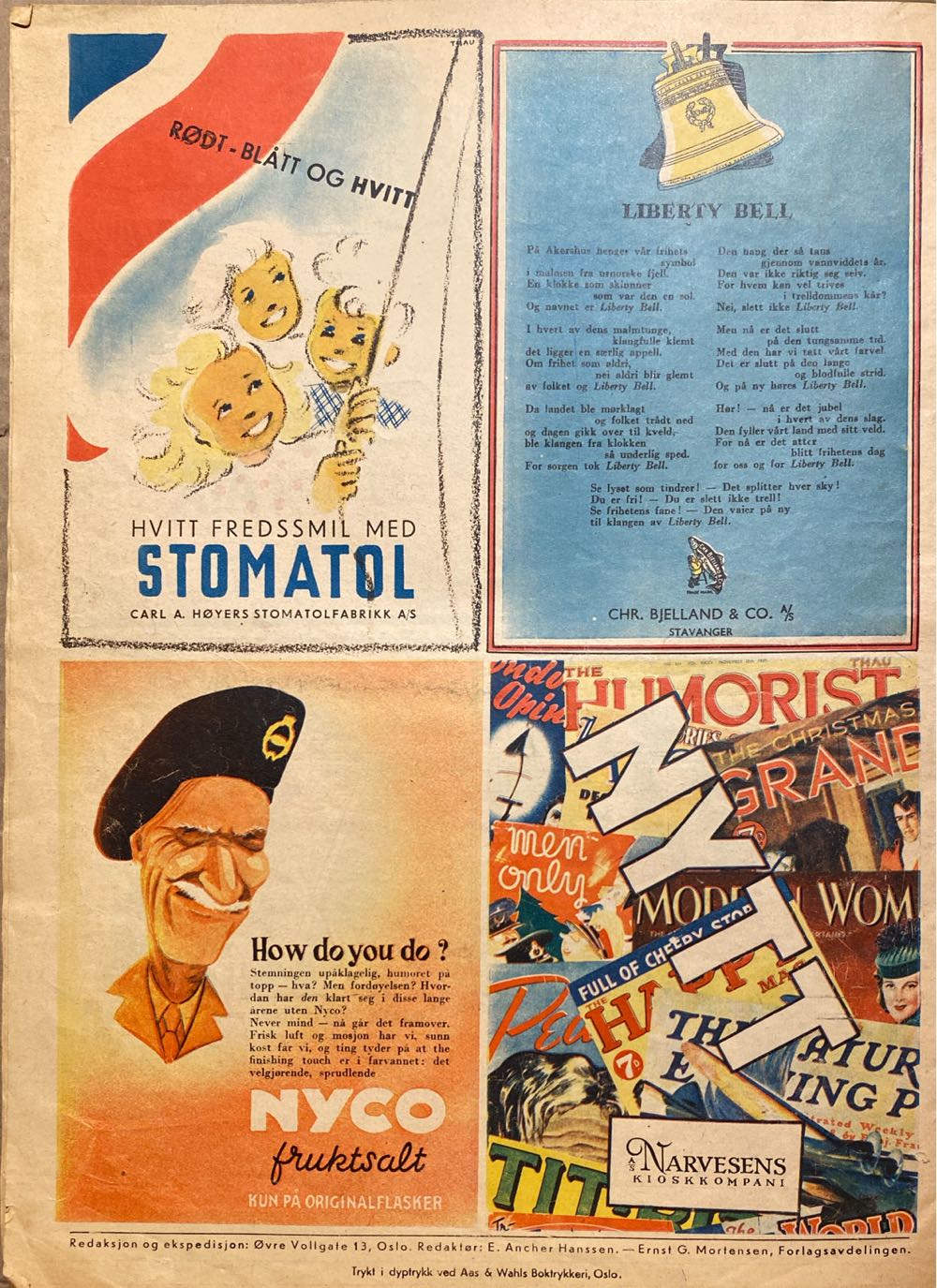 Norsk Ukeblad (H)  (June) magazine collectible - Main Image 2