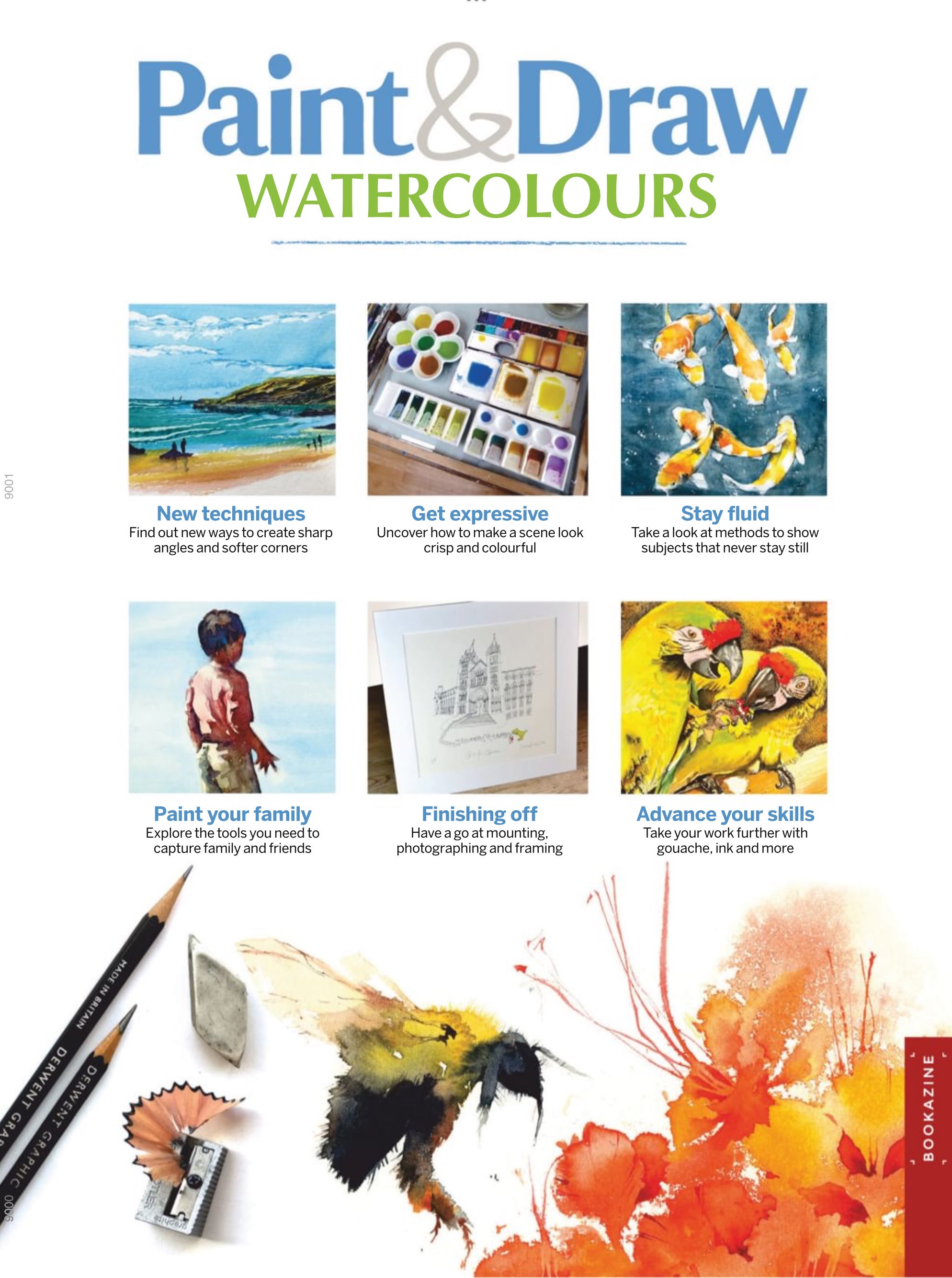 Paint & Draw - Watercolours  2023 July  (July) magazine collectible - Main Image 2