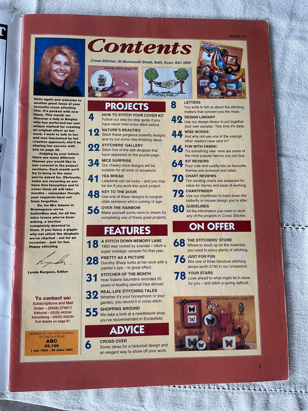 Cross Stitcher  (April) magazine collectible [Barcode 977096681101904] - Main Image 2